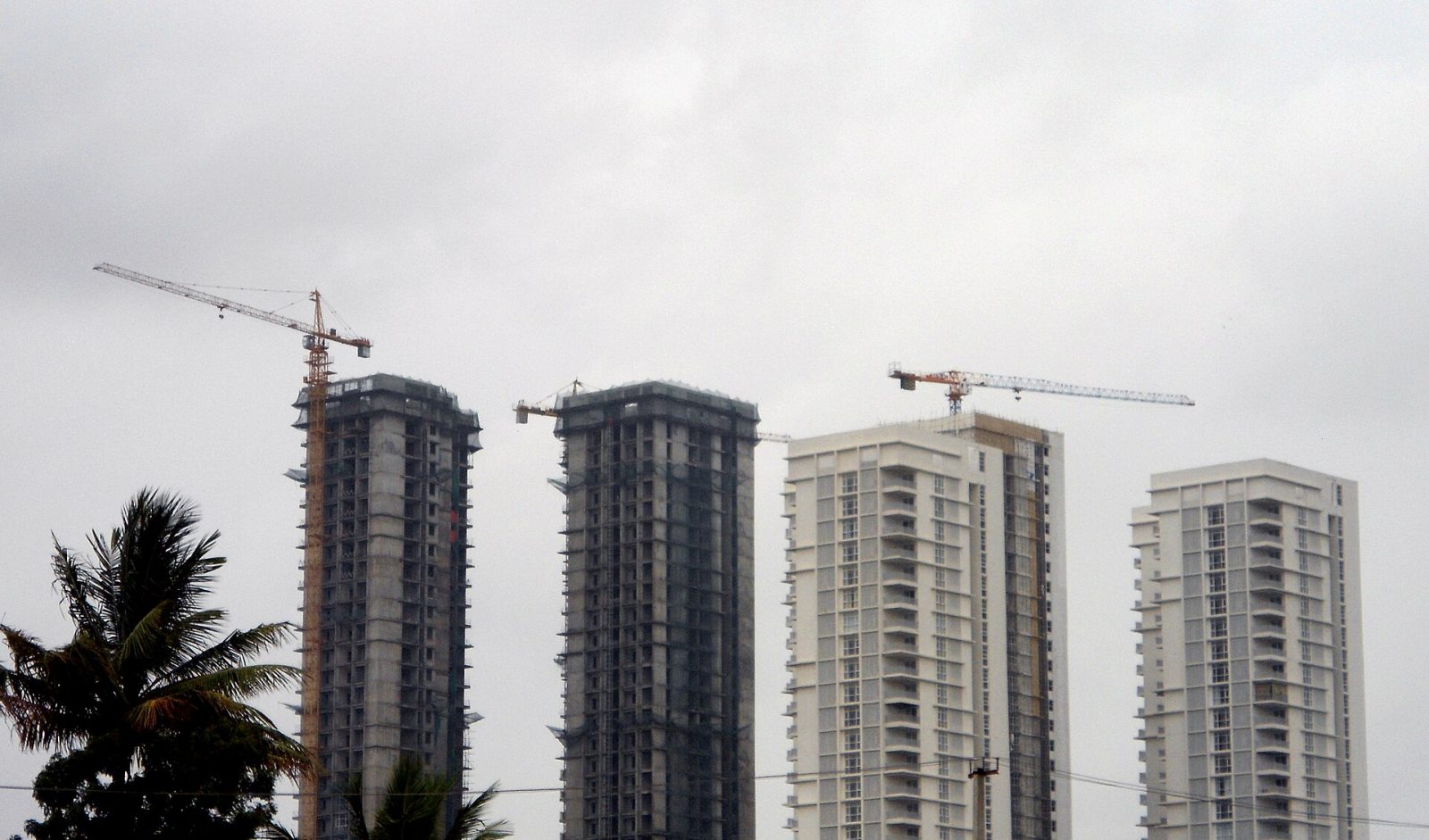 Built-up area is measured against the sanctioned plan; deviations reduce the value a bank can lend against.