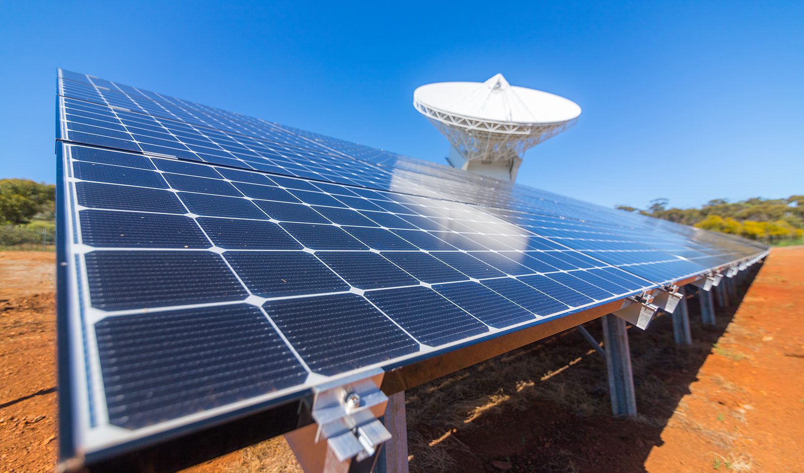 Utility-scale solar park
